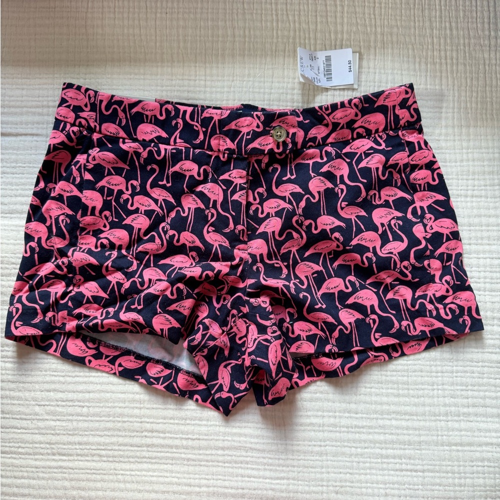J. Crew Flamingo Shorts